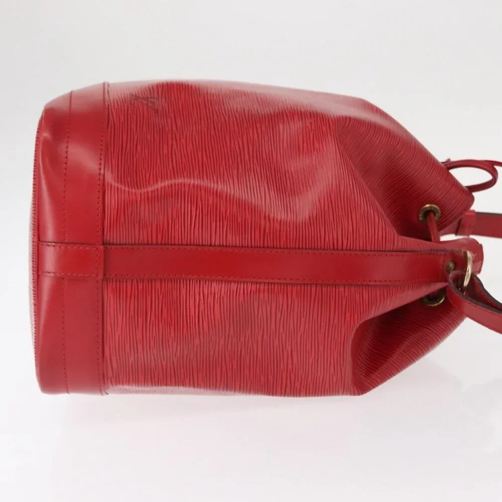 LOUIS VUITTON Epi Noe Shoulder Bag Red M44007 LV Auth mr1624